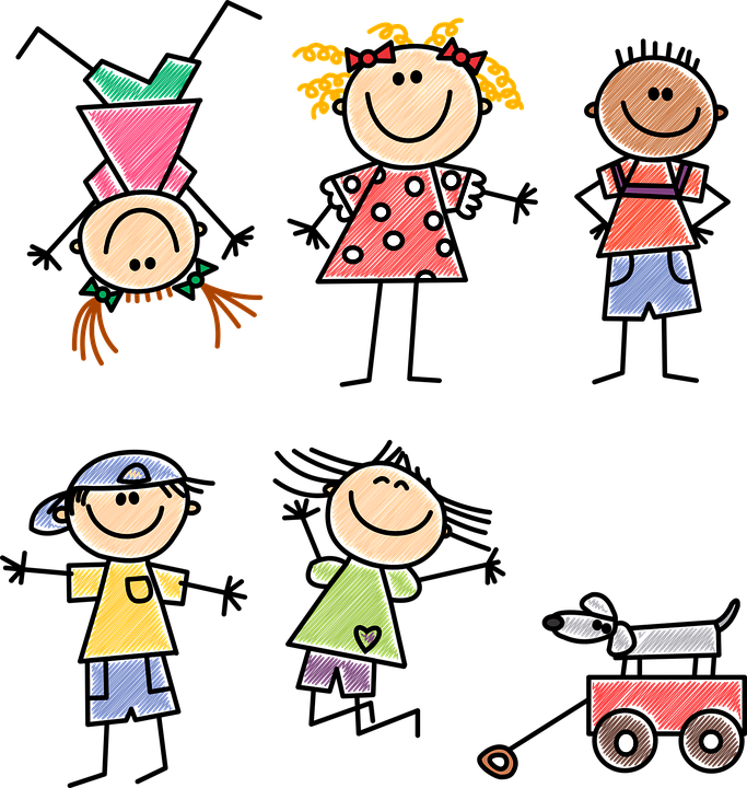 spelende kinderen